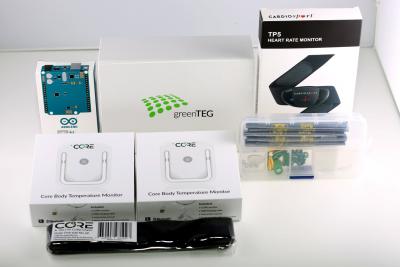 Capteurs médicaux portables Greenteg : Kit de développement CALERA®